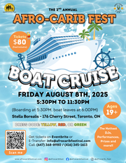 Afro-Carib Fest Boat Cruise 2025