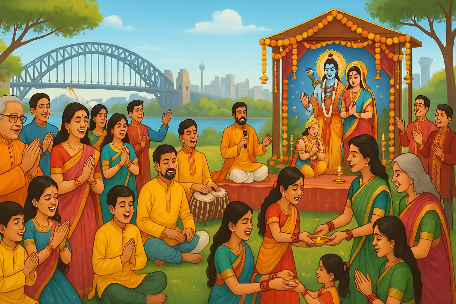 Experience the Divine Connection: Ram Katha in Canada with Aniruddhach